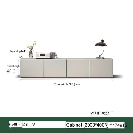 GENJI Lira Elegant Solid Wood TV Cabinet from GENJI