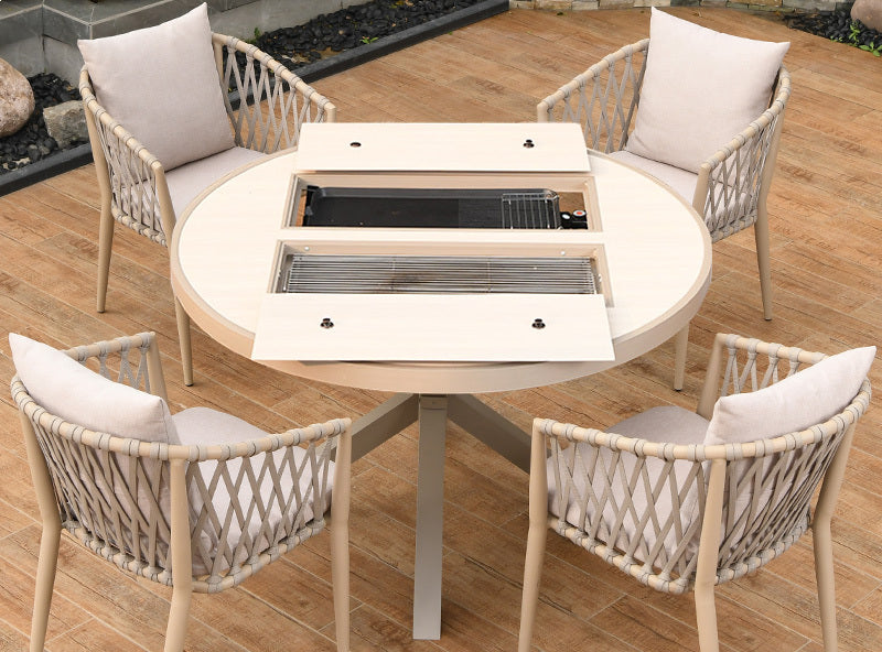 MOJIA Eirik Scandinavian Outdoor Lounge Chair for Serene Spaces from MOJIA