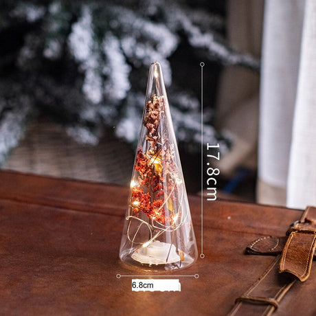 JUHAN Seraphina Festive Glowing Desktop Glass Tree from JUHAN