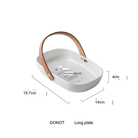 LIVETAI Breckenridge Luxurious Nordic Leather Coffee Table from LIVETAI