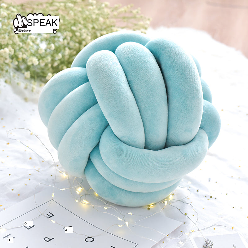 LITTLE DOVE Marisol Playful Cozy Round Pillow Decor from LITTLE DOVE