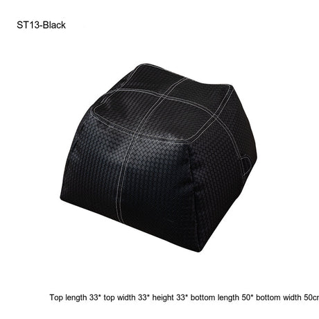 PULI Akihira Cozy Leather Pouf Bean Bag Stool from PULI