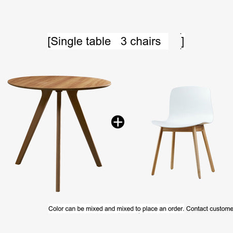 NIYE Carlotta Chic Solid Wood Round Coffee Table from NIYE