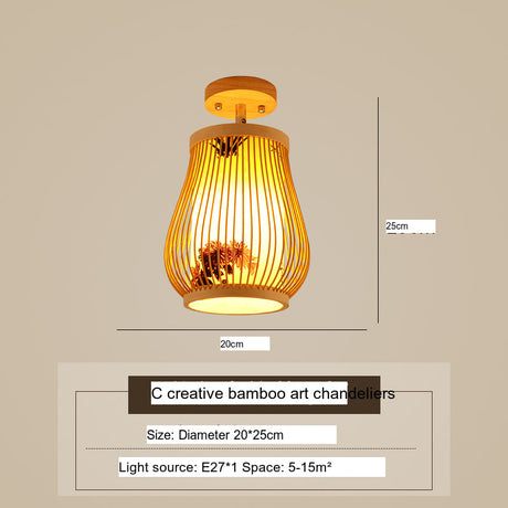 BOJI Kenji Vintage Rustic Lantern Ceiling Light from BOJI