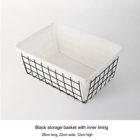 LIVETAI Aveline Stylish Storage Iron Basket Basketball Snacks from LIVETAI