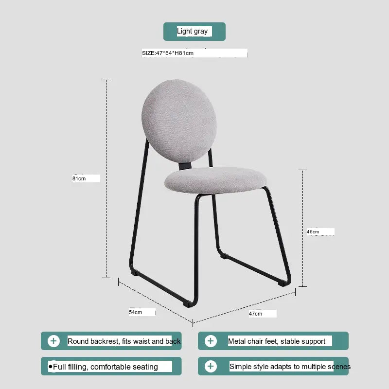 ABOUT WHITE Suyama Elegant Minimalist Dining Chair from ABOUT WHITE