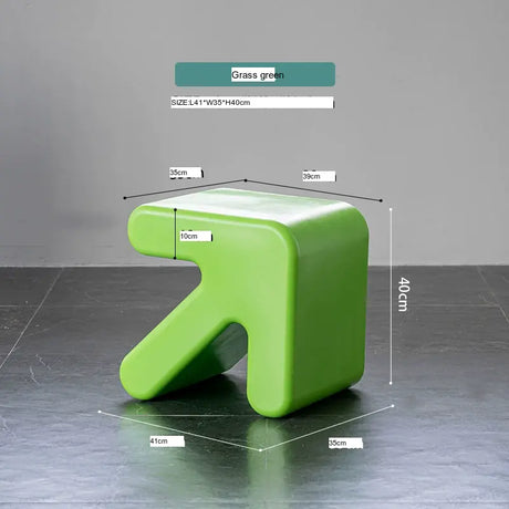 ABOUT WHITE Yamaguchi Charming Minimalist Plastic Stool from ABOUT WHITE