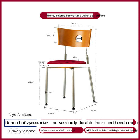 NIYE Isadora Vintage Solid Wood Balcony Chair from NIYE