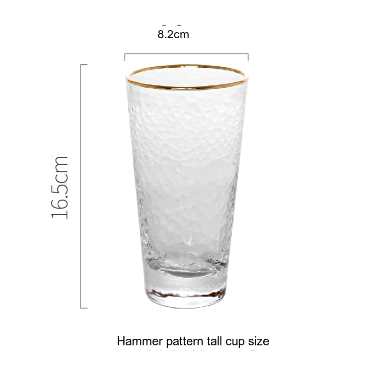 LIVETAI Adriano Elegant Golden Border Glass Cup from LIVETAI