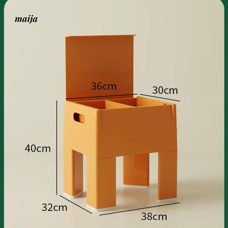 PUMPKIN BOX Creative Low Shoe Stool from PUMPKIN BOX