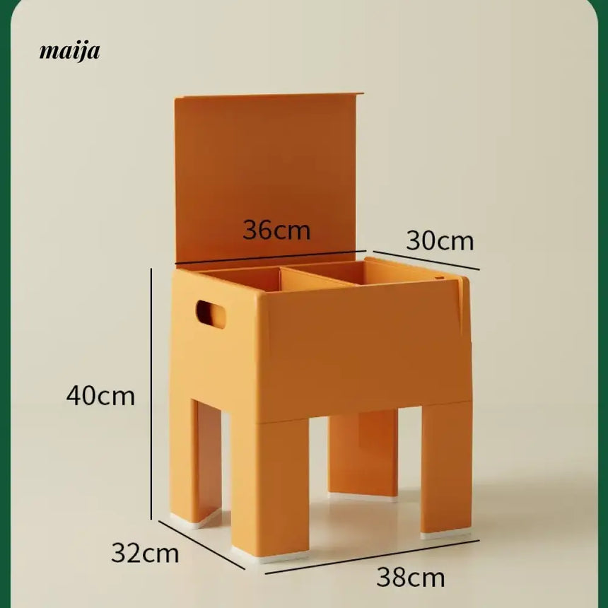 PUMPKIN BOX Creative Low Shoe Stool from PUMPKIN BOX