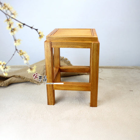 PAULOWNIA Yoshio Elegant Retro Design Stool from PAULOWNIA