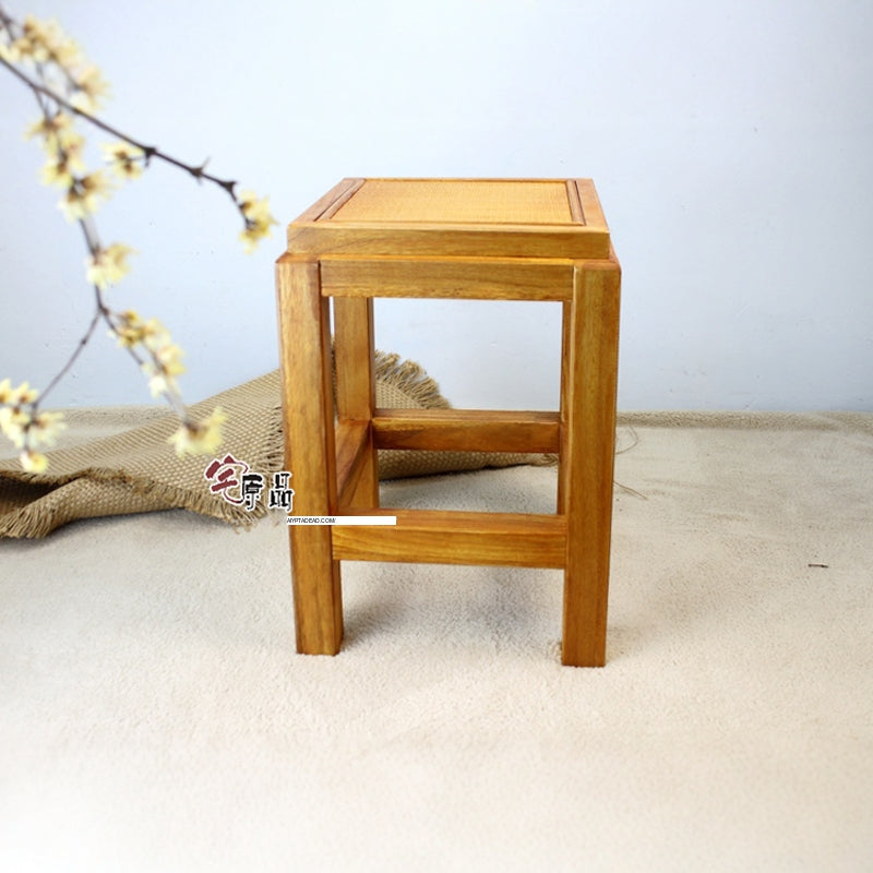 PAULOWNIA Yoshio Elegant Retro Design Stool from PAULOWNIA