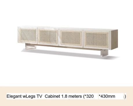 GENJI Haruto Solid Wood Cream Floating TV Cabinet from GENJI
