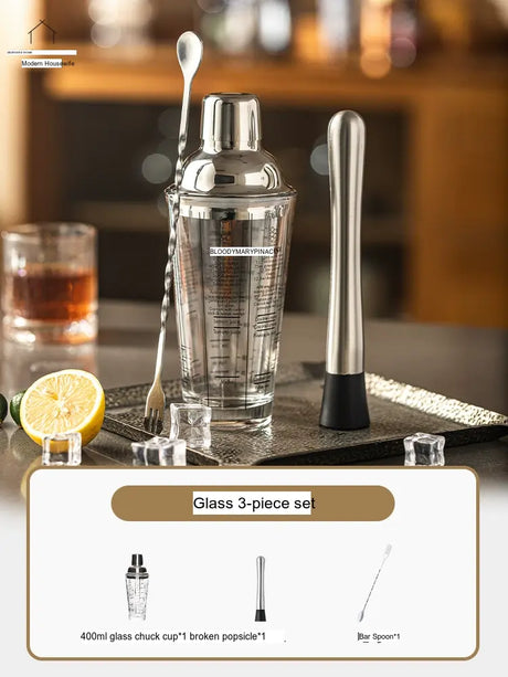 MH Isolde Elegant Glassware Cocktail Tool Set from MH