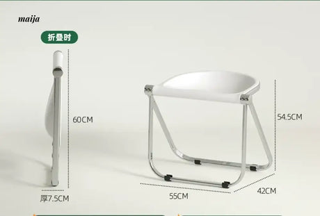 PUMPKIN BOX Foldable Acrylic Makeup Stool from PUMPKIN BOX