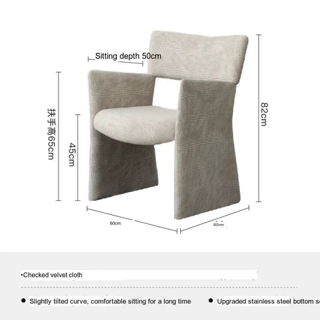 SOOGOOD Thibault Luxurious Cherry Velvet Dining Chair from SOOGOOD
