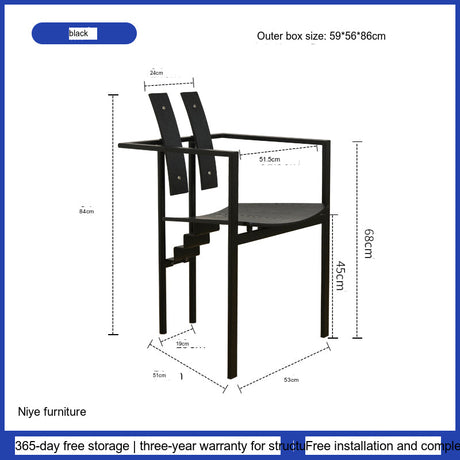 NIYE Thalindra Chic Retro Dining Chair from NIYE