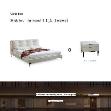 MOYU Elowen Sleek Compact Minimalist Bed from MOYU