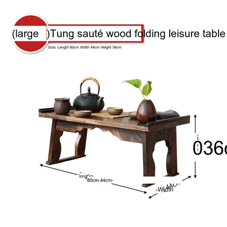 PAULOWNIA Haruko Elegant Solid Wood Coffee Table from PAULOWNIA