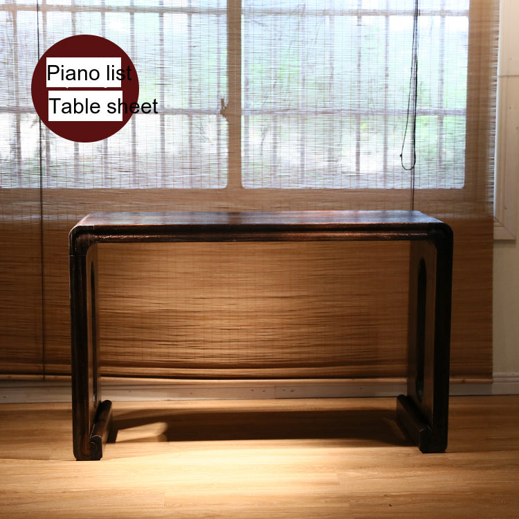 PAULOWNIA Akiro Zen Minimalist Piano Table & Stools Set from PAULOWNIA