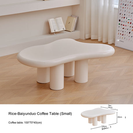 A&D Juniper Creamy Modern Coffee Table from A&D