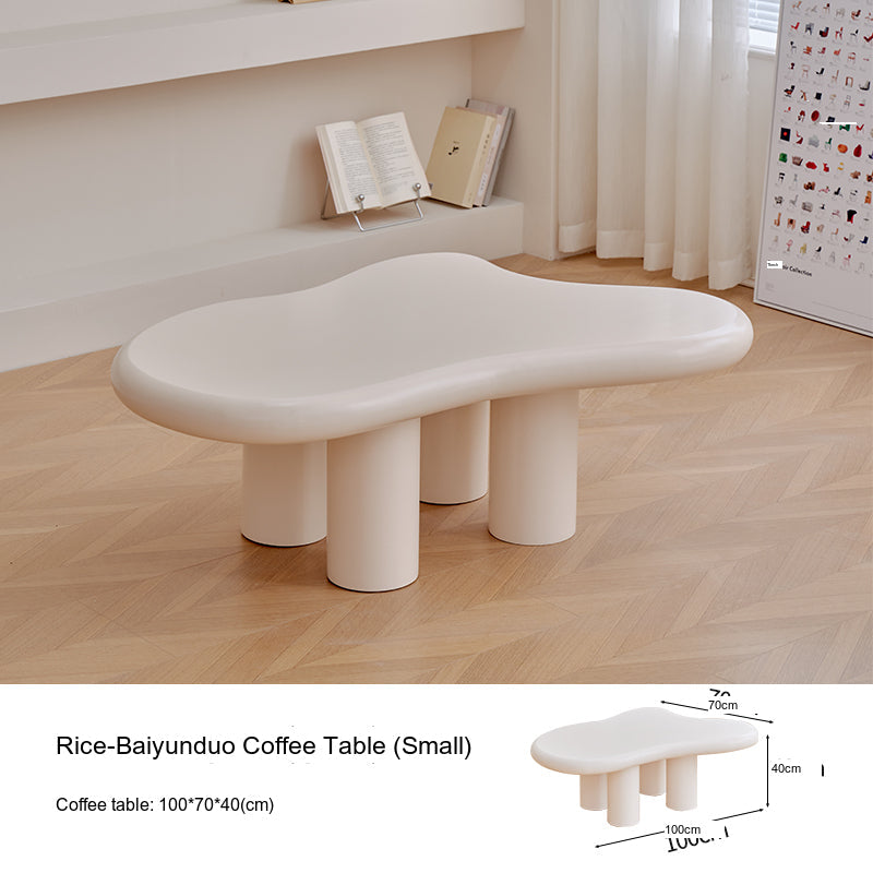 A&D Juniper Creamy Modern Coffee Table from A&D