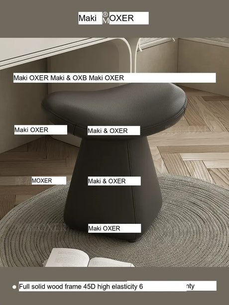 MOXER Isadora Elegant Rotatable Makeup Stool from MOXER