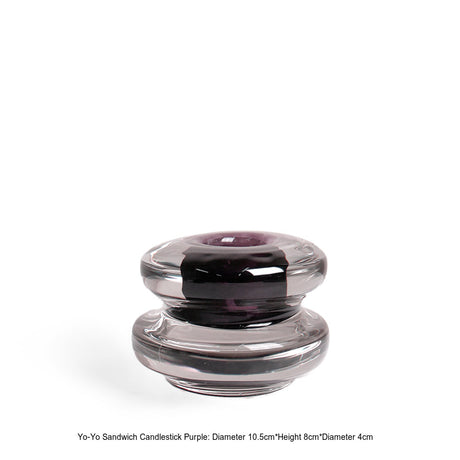 VAVINCI Asahikawa Elegant Crystal Glass Candleholder Home Decor from VAVINCI