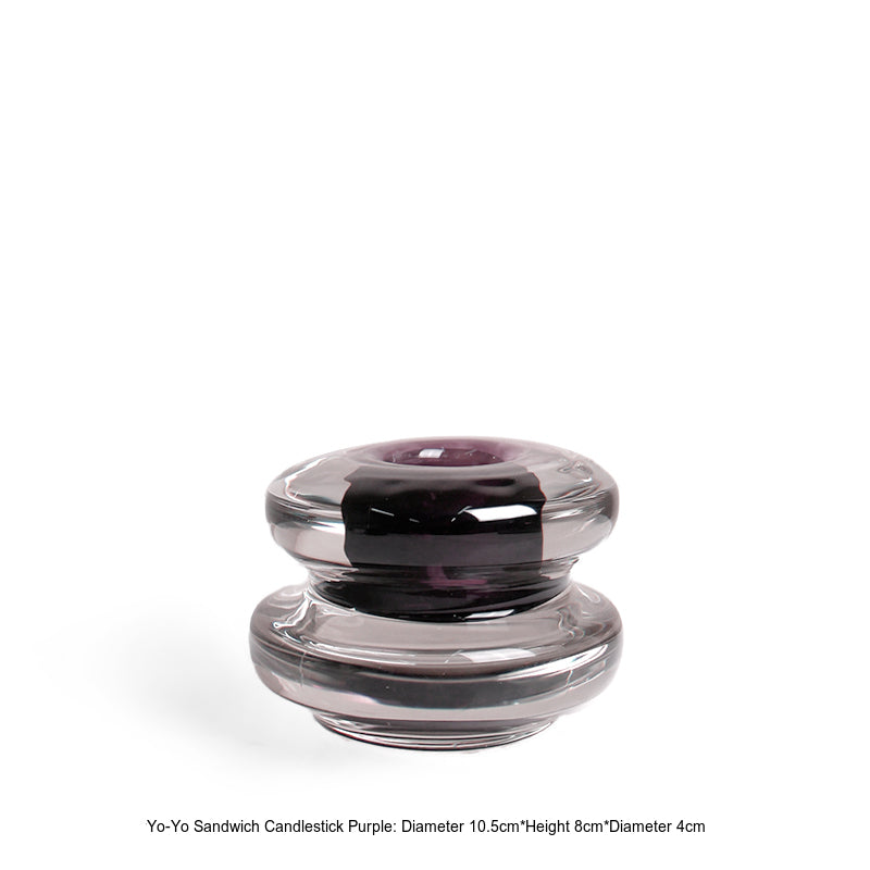 VAVINCI Asahikawa Elegant Crystal Glass Candleholder Home Decor from VAVINCI