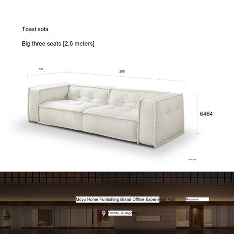 MOYU Isadora Creamy Retro Villa Toast Design Cloth from MOYU
