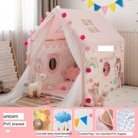 LITTLE DOVE Santiago Enchanted Indoor Castle Tent Playhouse from LITTLE DOVE