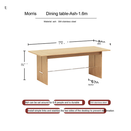 TELLS Santiago Rustic Black Walnut Dining Table from TELLS