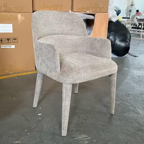 SOOGOOD Lirabia Sleek Italian Fabric Dining Chair from SOOGOOD