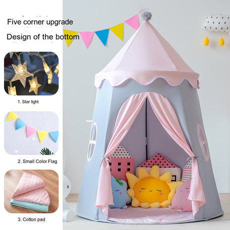 LITTLE DOVE Amaya Whimsical Indoor Castle Tent from LITTLE DOVE