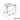 NIYE Montgomery Sleek Transparent Folding Stool from NIYE