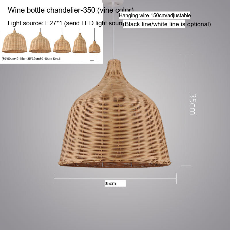 BOJI Takumi Elegant Bamboo Ceiling Lamp from BOJI
