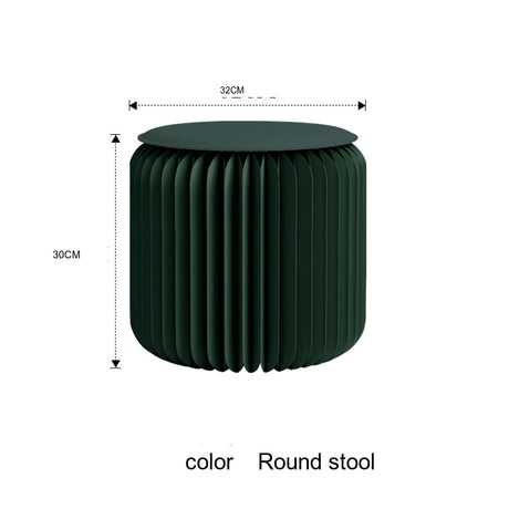 SHIBA Tameshigawa Chic Minimal Folding Round Stool from SHIBA