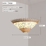 BOJI Yuzuki Elegant Woven Ceiling Lamp - Chinese Style Living Room Light. from BOJI