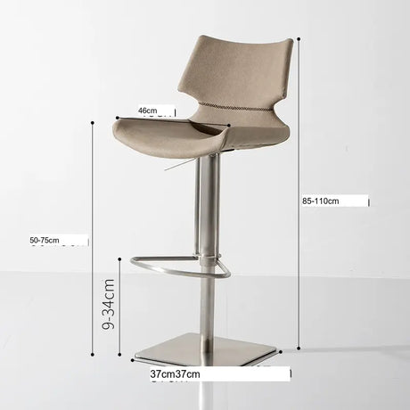 ABOUT WHITE Elysium Chic Stylish High Stool from ABOUT WHITE
