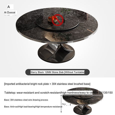 Seaton Lazy Susan Dining Table from MODENG