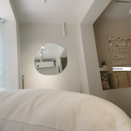 ROOMHOME Zyra Irregular Design Round Bathroom Mirror from ROOMHOME