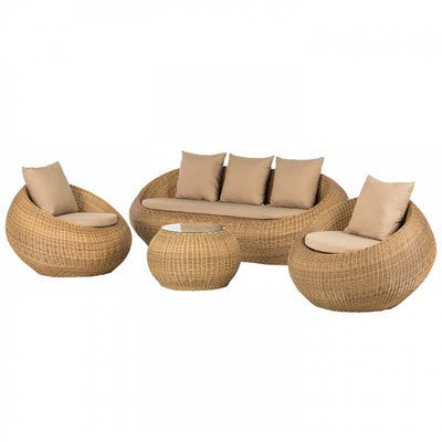 OMONO Valencia Chic Modern Leisure Round Coffee Table Set from OMONO