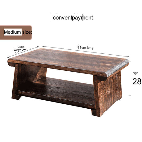 PAULOWNIA Akihiro Elegant Foldable Bay Window Table from PAULOWNIA