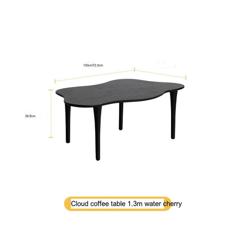 HANKE Santiago Sleek Minimalist Black Coffee Table from HANKE
