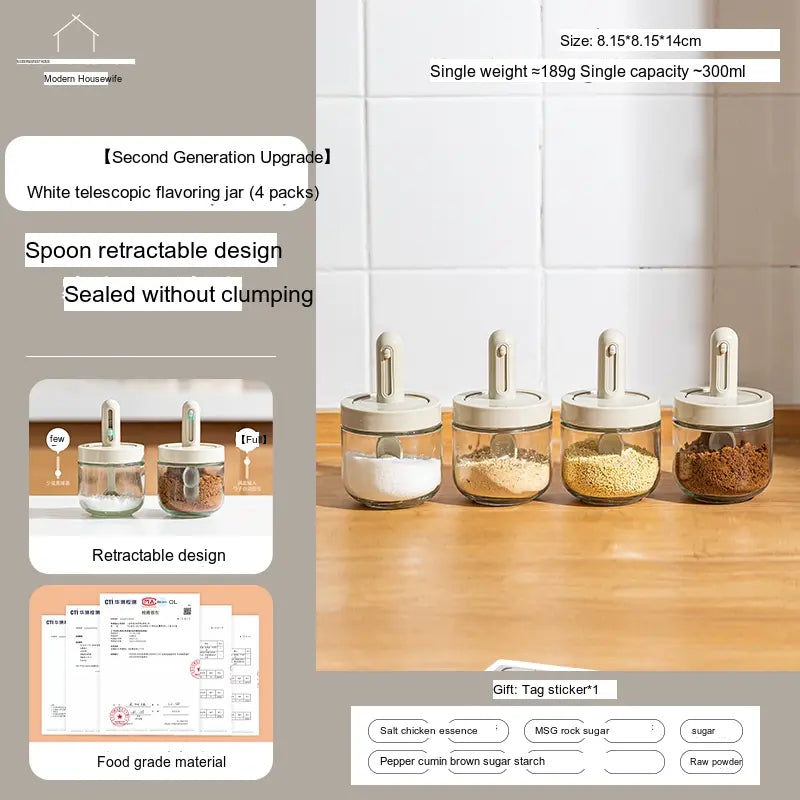 MH Isadora Versatile Storage Kitchen Seasoning Box from MH