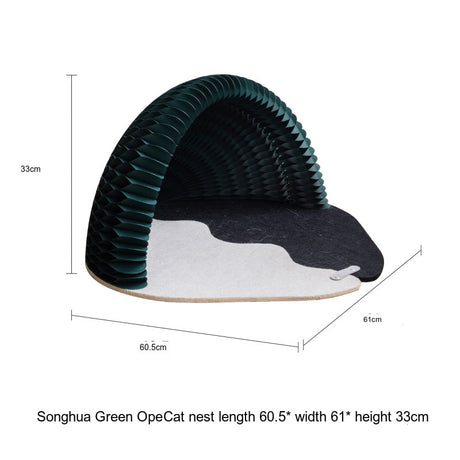 SHIBA Kenji Stylish Semi-Closed Meow Bed from SHIBA