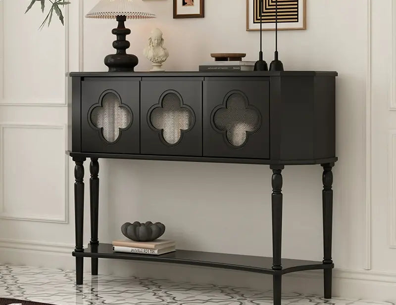 LINYUE Beatrix French Antique Decorative Porch Cabinet from LINYUE