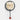 MANDELA Alhambra Creamy Artistic Minimalist Wall Clock from MANDELA