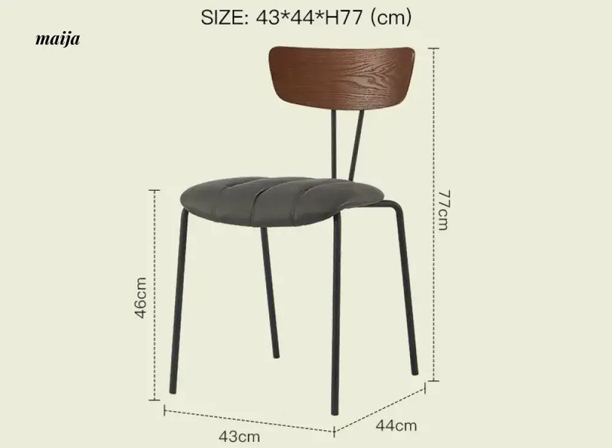 LAZYSPACE Benjamin Industrial Wind Dining Chair from LAZYSPACE